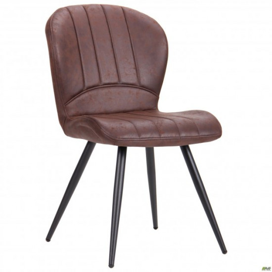 Chair AMF Francis black/cowboy black coffee 545036