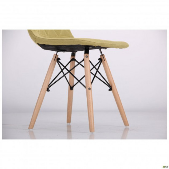 AMF dining chair Lorenzo beech/light olive 521362