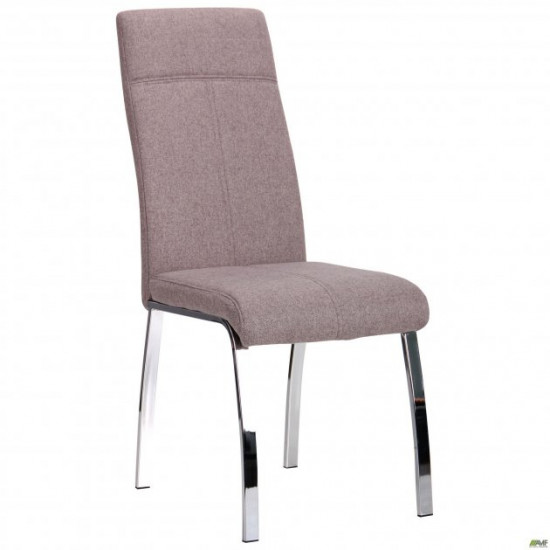 AMF dining chair Anthony chrome/cappuccino 521359