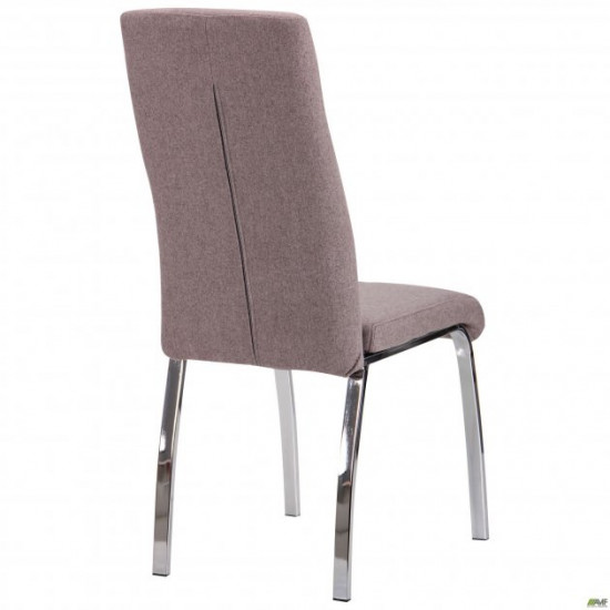 AMF dining chair Anthony chrome/cappuccino 521359