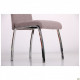 AMF dining chair Anthony chrome/cappuccino 521359