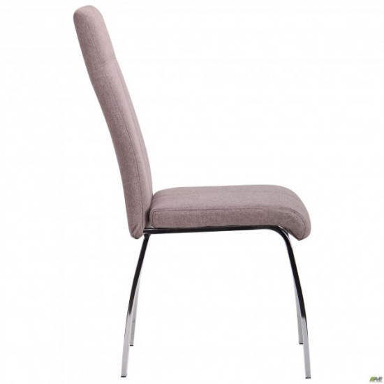 AMF dining chair Anthony chrome/cappuccino 521359