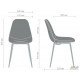 Chair AMF Lucia black/olive 521454