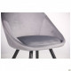 Dining chair AMF Mary black/silver 545860