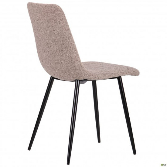 Dining chair AMF Indiana black/melange latte 545121