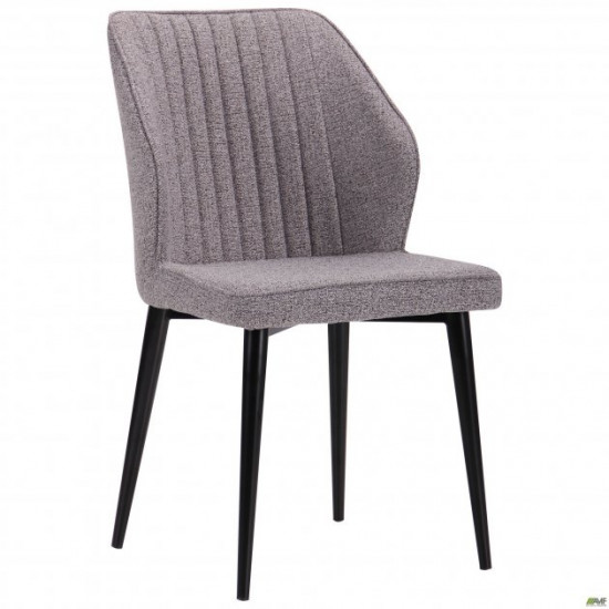 AMF dining chair Michigan black/melange gray 545120