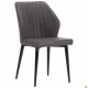 Dining chair AMF Michigan black/nubuck basalt 545119