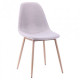 Chair AMF Lucia Metal base beech/Light gray 513661