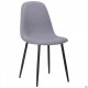 Chair AMF Lucia black/gray denim 521452