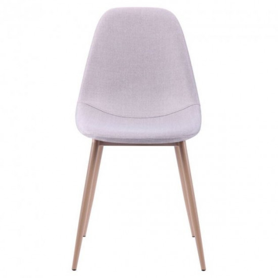 Chair AMF Lucia Metal base beech/Light gray 513661