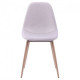 Chair AMF Lucia Metal base beech/Light gray 513661