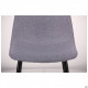 Chair AMF Lucia black/gray denim 521452