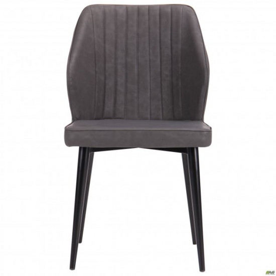 Dining chair AMF Michigan black/nubuck basalt 545119