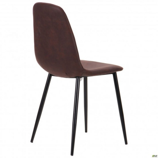 Chair AMF Lucia black/cowboy espresso 545041