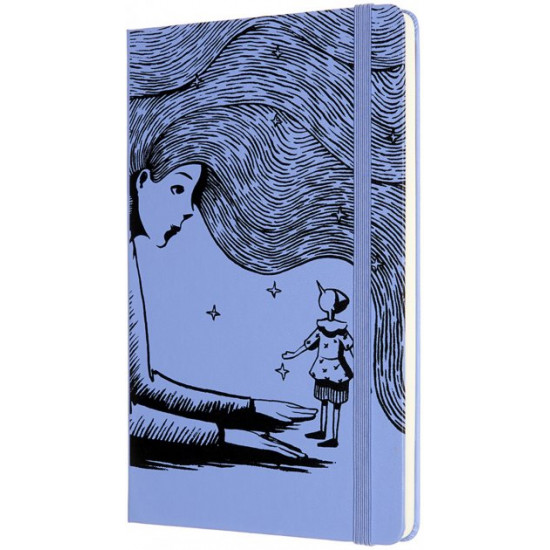 Notebook Moleskine Pinocchio 13 x 21 cm 240 pages unlined Blue (8056420853667)