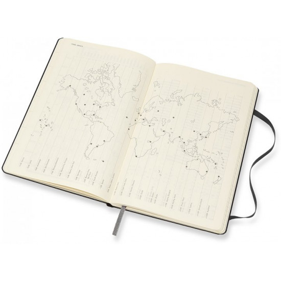 Тижневик Moleskine 2021-2022 13 х 21 см 208 сторінок Чорний (8056420856224)