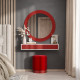 Wall mounted dressing table Fenster Porto White/Red