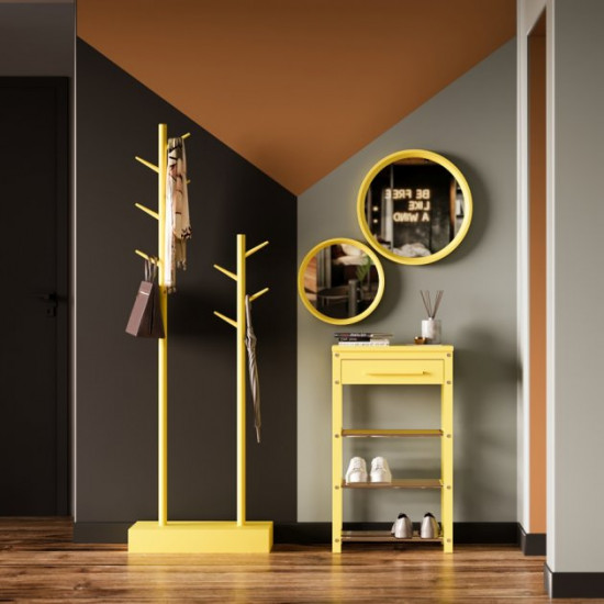 Hallway furniture Fenster Cherry Yellow