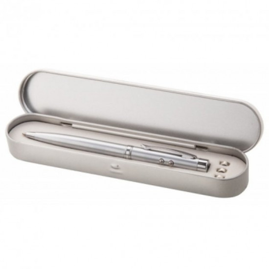 Metal pen with laser pointer Silver (3304-5501)