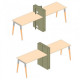 Office tables for two Salita Compound Graphite Co_d 35/4