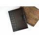 Men's leather notebook A5 brown color Morison Atelier `Kevin` size A5