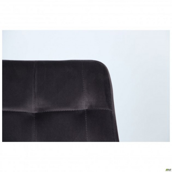 AMF dining chair Arkansas black/velvet gray 546365