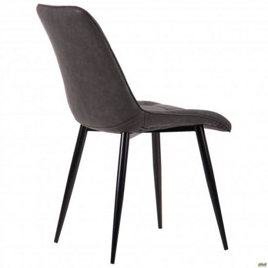 Dining chair AMF Arkansas black/nubuck basalt 545125