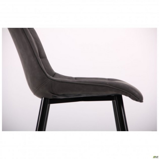 Dining chair AMF Arkansas black/nubuck basalt 545125