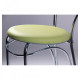 Chair for kitchen, cafe, bar Grace chrome/leatherette Naples N-34 light green AMF