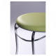 Chair for kitchen, cafe, bar Grace chrome/leatherette Naples N-34 light green AMF