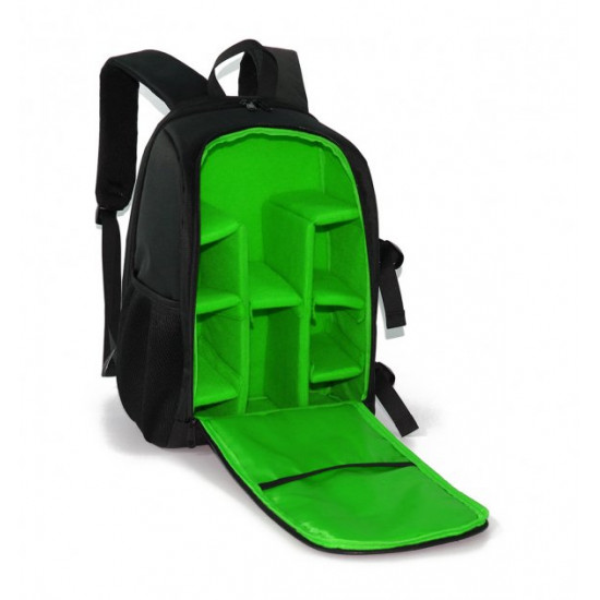 Photo backpack Indepman DL-B208 Black with green lining (mrk7455)