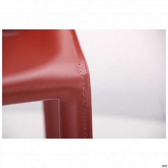 Chair AMF Tuscan red beans leather 545652