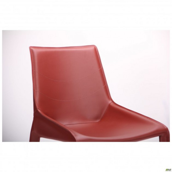 Chair AMF Tuscan red beans leather 545652