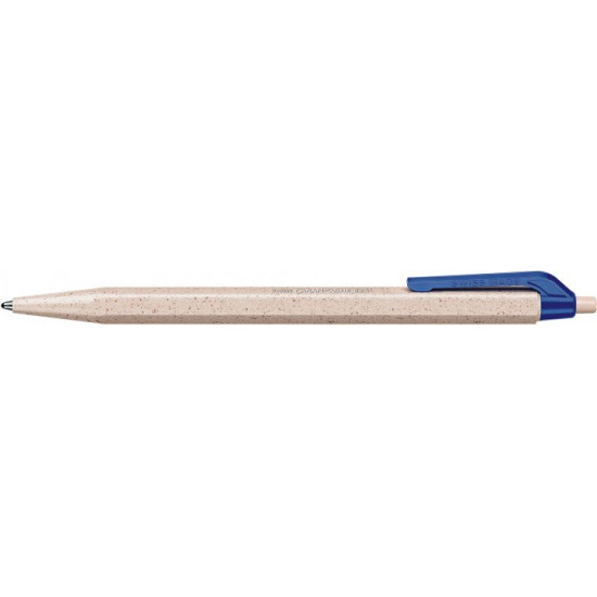 Ballpoint pen Caran d'Ache 825 Eco Beige/Refill 1 mm Blue (7630002344722)