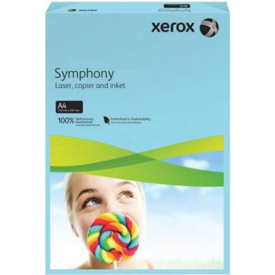 Paper A4 80gsm, 250arc., Xerox Symphony Myd, color (496L94183)