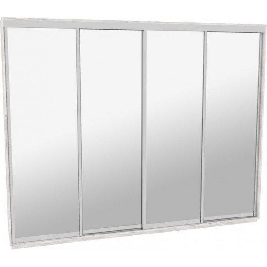 Sliding wardrobe HOUSE N4336 Alaska Mirror 330x60x240