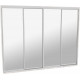 Sliding wardrobe HOUSE N4336 Alaska Mirror 330x60x240