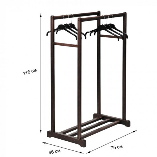 Стійка для одягу Fenster Візит 2 Венге