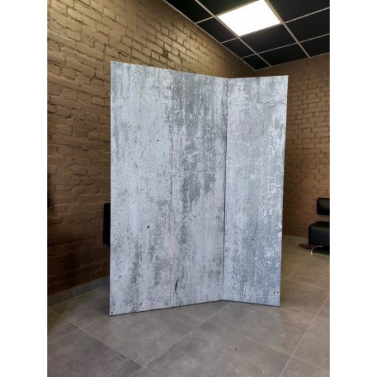 Screen DAGNY Concrete wall 180x135 cm