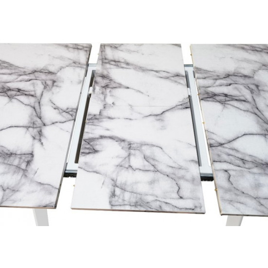 Table Special4You Montis 1200/1600x800x750 mm Marble (E6828)