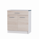 Kitchen module Eco Bottom drawer 800 with tabletop Ash Shimo Light 80x46x85 cm