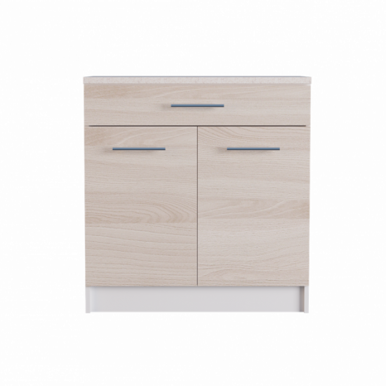 Kitchen module Eco Bottom drawer 800 with tabletop Ash Shimo Light 80x46x85 cm