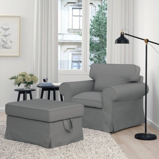 Chair IKEA EKTORP Remmarn light gray (093.198.81)