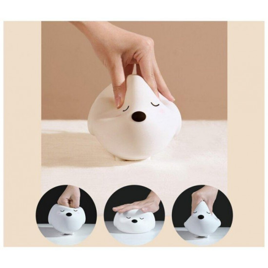 Світильник-нічник силіконовий Baseus Cute Series Doggie Silicone White DGAM-B02