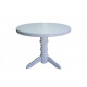 Dining folding round table 100x100 (140x100) cm ST-2 white