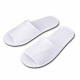 Disposable terry open slippers with anti-slip sole - 4 pairs