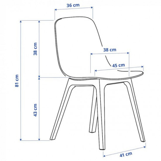 Stiletto IKEA ODGER anthracite (504.573.13)