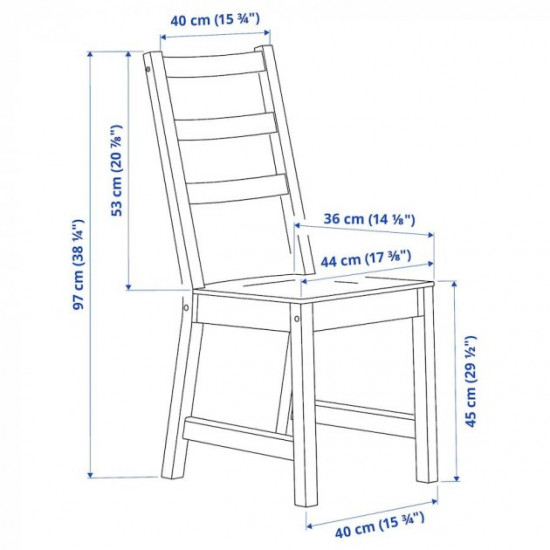 Stiletto IKEA NORDVIKEN white (003.691.11)