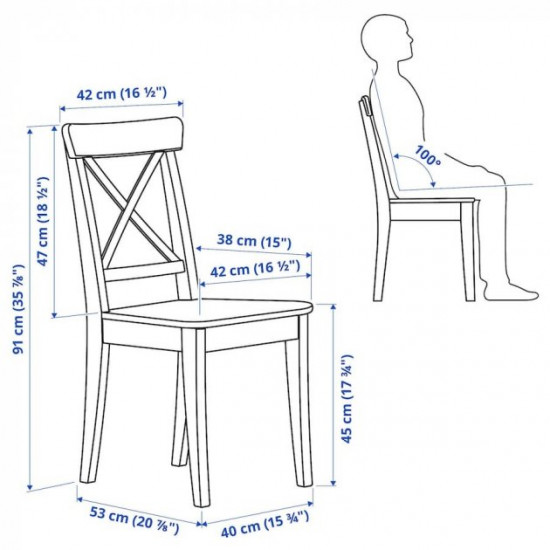 Style IKEA INGOLF series (204.281.00)