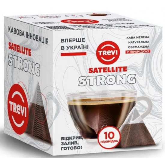  Бокс кофе в пирамидках TREVI Strong 10 г x 10 шт (4820140052105)